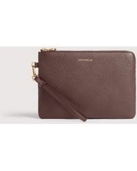 Coccinelle - Grained Leather Pouch C-Me Softy Medium - Lyst