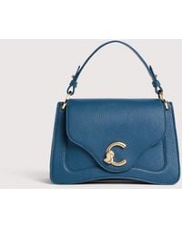Coccinelle - Grained Leather Handbag C-Me Small - Lyst