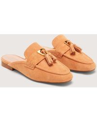 Coccinelle - Suede Open Loafers Beat Suede - Lyst