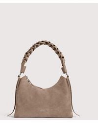 Coccinelle - Suede Shoulder Bag Boheme Small - Lyst
