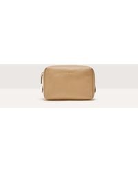 Coccinelle - Grained Leather Make-Up Bag Trousse Maxi - Lyst