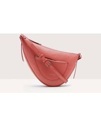 Coccinelle - Shiny Goat-Embossed Leather Crossbody Bag Snuggie Shiny Goat Small - Lyst