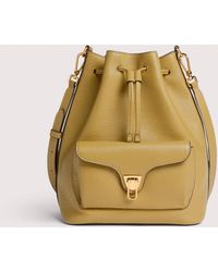 Coccinelle - Grained Leather Bucket Bag Beat Generation Medium - Lyst