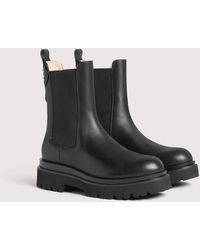 Coccinelle - Cowhide-Effect Smooth Leather Ankle Boots Mavery - Lyst