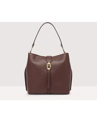 Coccinelle - Grained Leather Shoulder Bag New Alba - Lyst