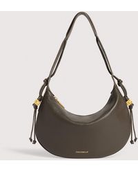 Coccinelle - Grained Leather Shoulder Bag Thess Small - Lyst