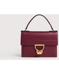 Coccinelle - Grained Leather Clutch Bag Arlettis Mini - Lyst