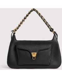 Coccinelle - Grained Leather Shoulder Bag Beat Generation Medium - Lyst