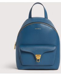 Coccinelle - Grained Leather Backpack Beat Generation Small - Lyst