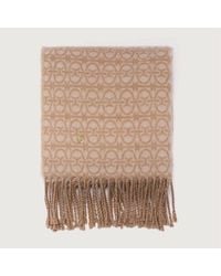 Coccinelle - Wool Blend Scarf Monogram - Lyst