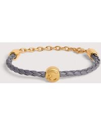 Coccinelle - Grained Leather Bracelet C-Me Sphere - Lyst