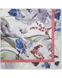 Coccinelle - Silk Foulard Water Flowers - Lyst