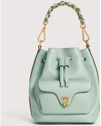 Coccinelle - Grained Leather Bucket Bag Beat Generation Small - Lyst