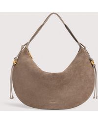 Coccinelle - Suede Shoulder Bag Thess Large - Lyst