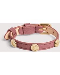 Coccinelle - Armband Aus Genarbtem Leder C-Me Studs - Lyst