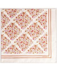 Coccinelle - Silk Foulard Sakura Flowers - Lyst