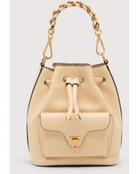 Coccinelle - Grained Leather Bucket Bag Beat Generation Small - Lyst