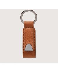 Coccinelle - Leather And Metal Key Ring Smart To Go - Lyst