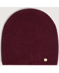 Coccinelle - Wool-Blend Beanie Logo On Tone - Lyst