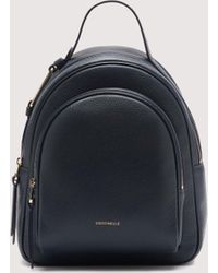 Coccinelle - Rucksack Aus Genarbtem Leder Malory Medium - Lyst