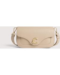 Coccinelle - Grained Leather Shoulder Bag C-Me Medium - Lyst