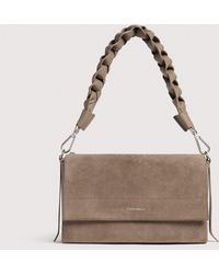 Coccinelle - Suede Shoulder Bag Boheme Small - Lyst