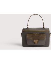 Coccinelle - Grained Leather, Suede And Waxed Fabric Minibag Beat Generation Mini - Lyst