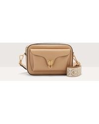 Coccinelle - Grained Leather Crossbody Bag Beat Soft Ribbon Small - Lyst