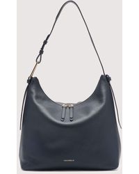 Coccinelle - Schultertasche Aus Genarbtem Leder Malory Small - Lyst