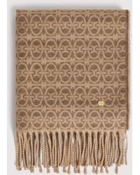 Coccinelle - Wool Blend Scarf Monogram - Lyst