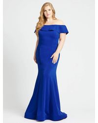 sapphire blue maxi dress