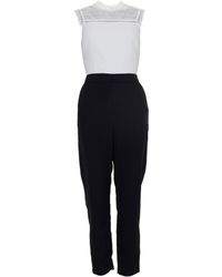 ted baker black and white jumpsuit