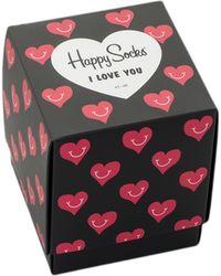 Happy Socks I Love You Socks Gift Box Set - Black