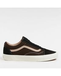 Vans - Old Skool Suede/Canvas Trainers - Lyst
