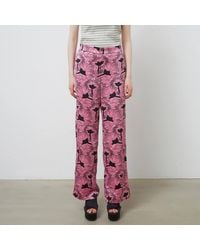 Stella Nova - Orli Floral-Print Trousers - Lyst
