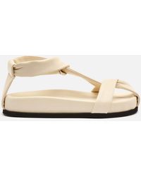 Neous - Proxima Leather Flat Sandals - Lyst