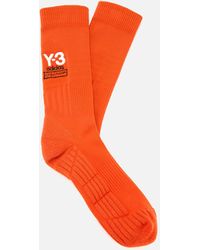 Y-3 Logo Socks - Red