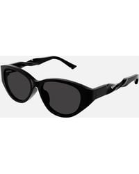 Balenciaga Twist Arm Acetate Sunglasses - Black