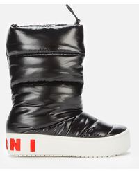 Marni Nylon Snow Boots - Black