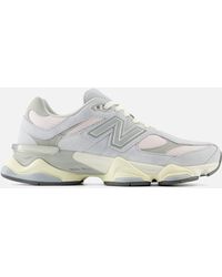 New Balance - Suede And Mesh 9060 Trainers - Lyst