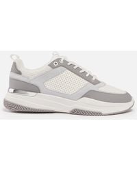 Mallet - Radnor Nubuck And Mesh Trainers - Lyst