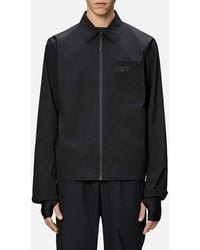 Rains - Mito Matte-Shell Overshirt - Lyst