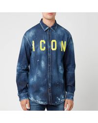 DSquared² Icon Denim Shirt - Blue