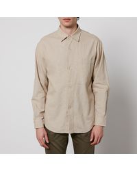NN07 - Adwin Linen And Cotton-Blend Shirt - Lyst