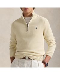 Polo Ralph Lauren - Cotton-Knit Half-Zip Jumper - Lyst