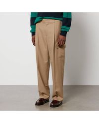Drole de Monsieur - Le Pantalon Woven Cargo Flannel Trousers - Lyst
