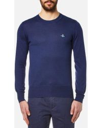 vivienne westwood blue jumper