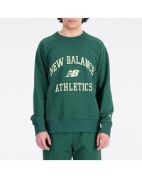 New Balance - Athletics Varsity Cotton-Fleece Sweatshirt - Lyst