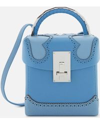 the VOLON Great L. Box Alice Bag - Blue