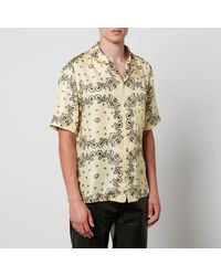 Nanushka - Bodil Bandana-Print Silk Shirt - Lyst